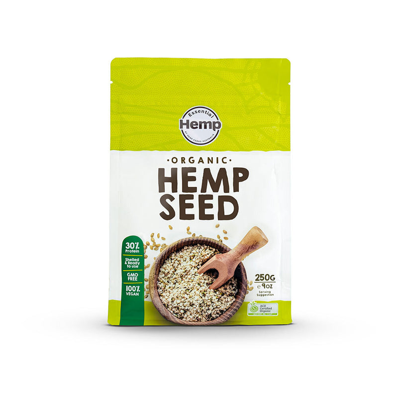 Essential Hemp Organic Hulled Hemp Seeds 250g