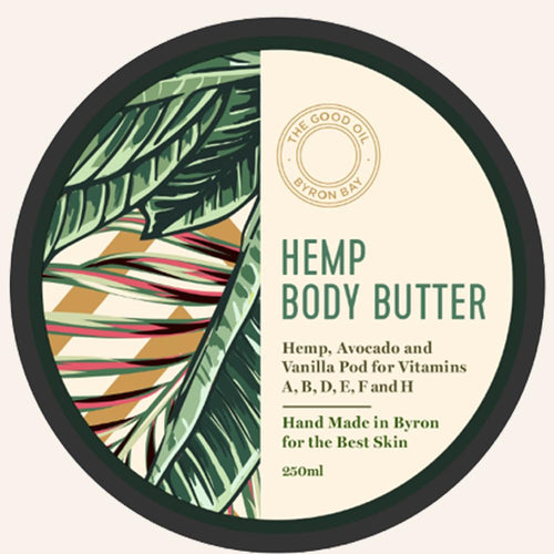 Hemp Body Butter 250ml - The Good Oil
